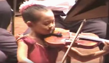 Anna Lee 5 Years Old Paganini Violin Concerto Cover