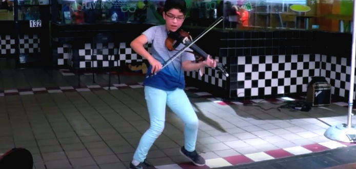 Dancing Violinist