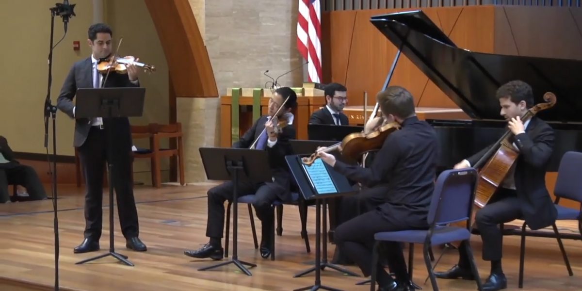 NEW TO YOUTUBE | Violinist Arnaud Sussmann - Chausson Concerto in D Major [2018] - image attachment