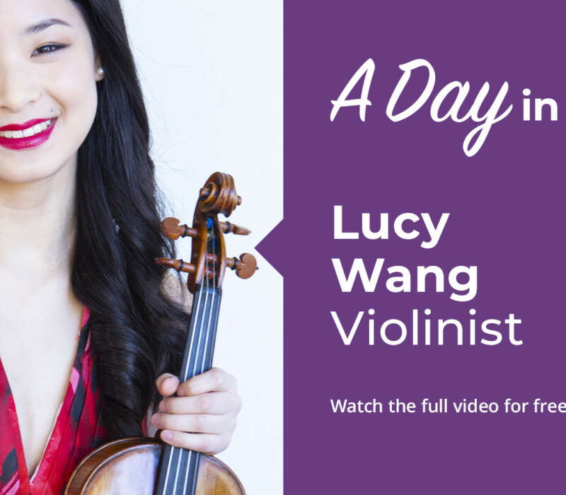 A DAY IN THE LIFE | Violinist Lucy Wang - image attachment