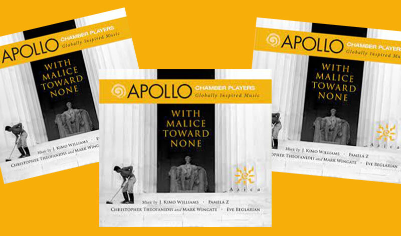 OUT NOW | Apollo Chamber Players Releases “With Malice Toward None” CD - image attachment