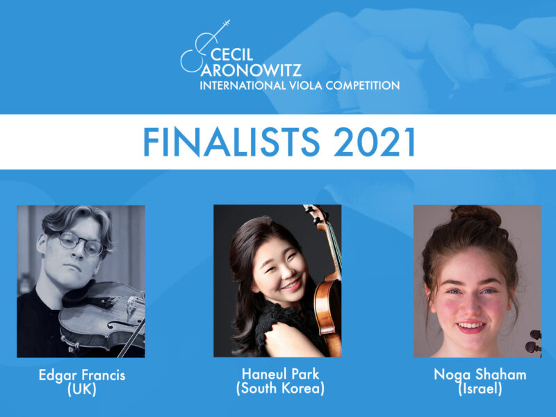 BREAKING | Finalists Announced at England's Aronowitz International Viola Competition - image attachment
