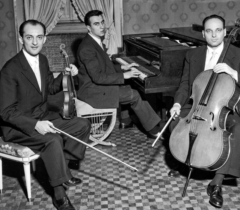 Fantini, Abbado, and Mario Gusella in 1956